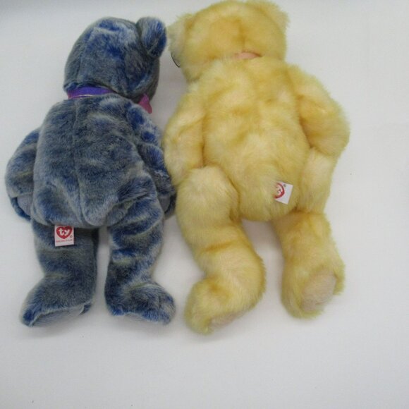 Vintage Ty Classics Bears Butterbeary the Yellow Bear Buddy “Periwinkle" - Picture 4 of 13